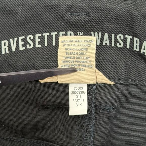 Duluth Trading Co Womens Flex Fire Hose Cargo Pants Size 26x31 Black Utility - Picture 5 of 7